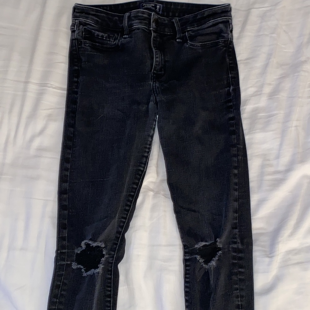 Black Abercrombie & Fitch Skinny Jeans